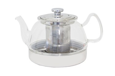 Glass teapot 0,8L for induction oven