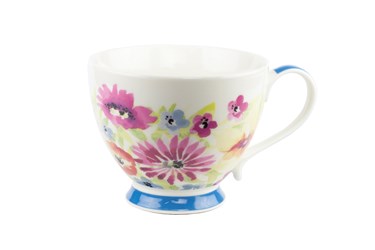 Teacup 415ml Springfield with flowers   FES