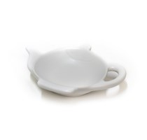 Tea Bag Holder Keramik Weiß