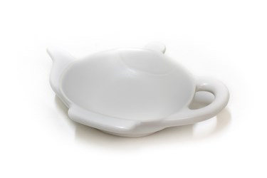 Tea Bag Holder Keramik Weiß