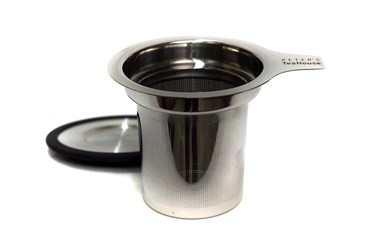 Edelstahlfilter PETER'S TeaHouse mit Deckel