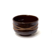 Matcha bowl marrone lucido striato