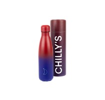 Chilly's Bottle 500ml Red/Blue - Gradient Edition