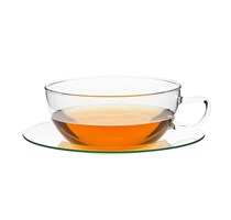 Cup Medio with saucer Glass