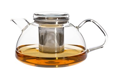 Teekanne Nova+ 1,2 aus Glas mit Edelstahlfilter