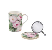 Tisaniera con filtro 350ml ROSES IN BLOOM