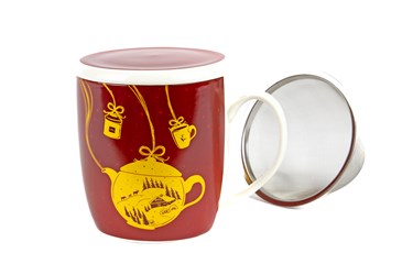 Herb Tea Cup Christmas Memories FES