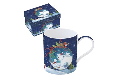 Mug 350ml in porcellain WITH LOVE AT CHRISTMAS BEARS