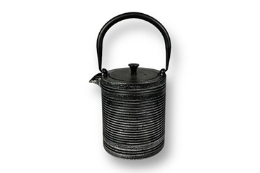Teapot Cast iron 0,9L Dekiru silber/black