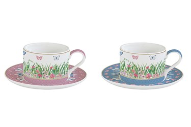 Set 2 cups and saucers 240ml SPRING PARADE