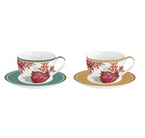 Set 2 coffee cups with saucer 110ml AUTUMN SYMPHONY