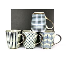 Set 4 Mug  8x9 cm
