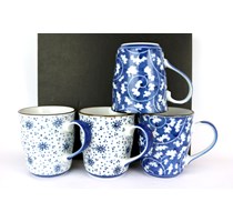 Set 4 Mug  8x9 cm