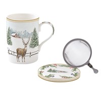 Tisaniera con filtro 350ml WHITE FOREST