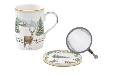 Tisaniera con filtro 350ml WHITE FOREST