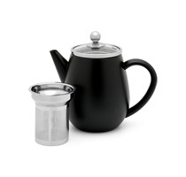 Teiera Duet Eva 0,5L matt nero