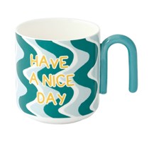 Cup stoneware 350ml ENERGY HAVE A NICE DAY