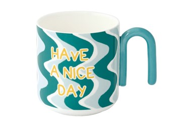 Tasse aus porzellan 350ml  ENERGY HAVE A NICE DAY