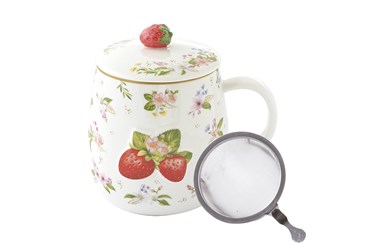 Mug 450ml butterfly FANCY FRUIT FRAGOLA