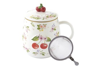 Kräutertasse 450ml Schmetterling FANCY FRUIT CILIEGIA