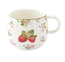 Tazza 400ml in porcellana FANCY FRUIT FRAGOLA