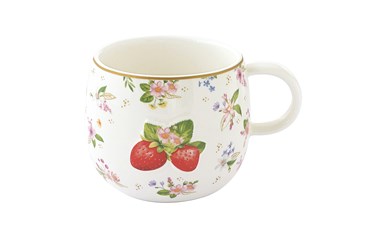 Cup stoneware 400ml FANCY FRUIT FRAGOLA
