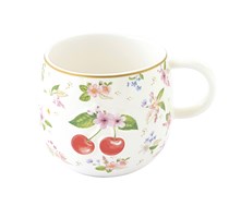 Tazza 400ml in porcellana FANCY FRUIT CILIEGIA