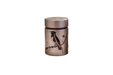 Tea Caddy BIRDS platine 150g