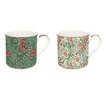 Set 2 Mug porcellana 300ml FLORAL FANTASY