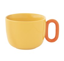 Tazza colazione 400ml in porcellana CREATIVE GIALLO