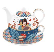 Tea for one 350ml in porcellana in color box TOKYO