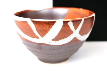 Matcha Bowl red-white 12,5x8cm