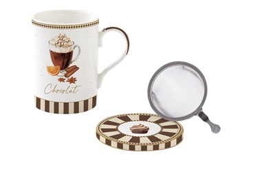 Infusion Mug 350ml with filter SWEET MOMENTS