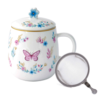 Tisaniera 450ml farfalla FANCY GARDEN