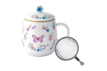 Mug 450ml butterfly FANCY GARDEN
