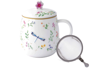 Mug 450ml dragonfly FANCY GARDEN