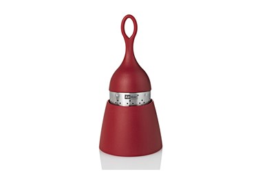 Stainless steel-resin tea filter 4x12.5 cm reed