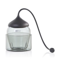 Filtro Tè in vetro borosilicato grigio cm Ø7x7