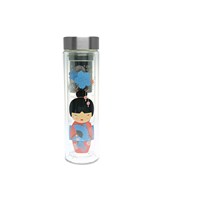 Termos Vetro Little Geisha rossa  400ml c/Cover