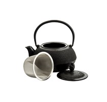 Teapot Cast iron Black Arare 800ml.