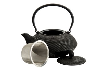 Teapot Cast iron Black Arare 1200ml.